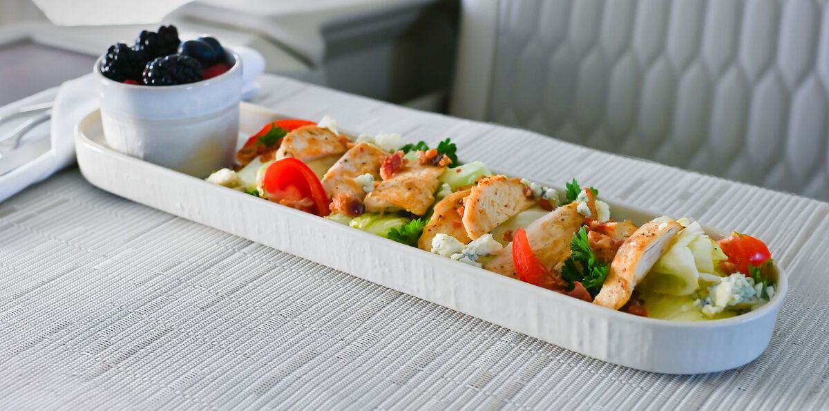 <p><span style="color:rgb(29,28,29);">Whether flying from Florida or a quick jump from New York a complimentary, elevated dining experience awaits you on board with two cabin hosts to ensure a best-in-class onboard experience to set us apart from the rest.</span></p>