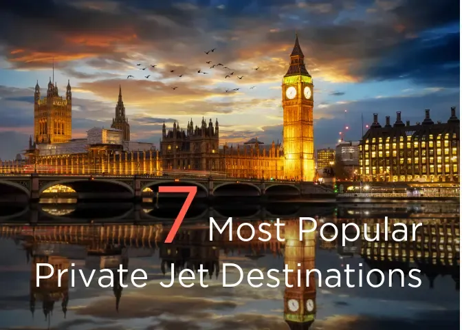 What Are the Top 7 Most Popular Private Jet Destinations?